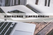 欧洲杯预选赛回放（欧洲杯预选赛回放2023）